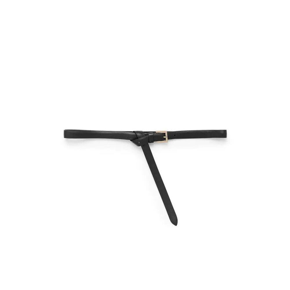 Scanlan Theodore Mini Leather Belt 1.5 Nero - M